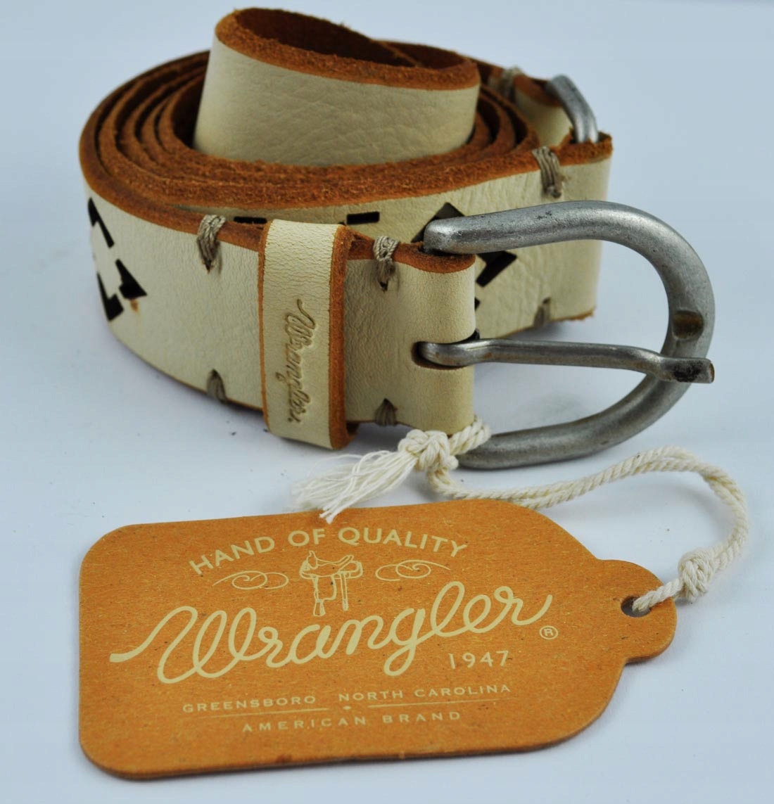 

Wrangler pasek skórzany Pattern Belt 90