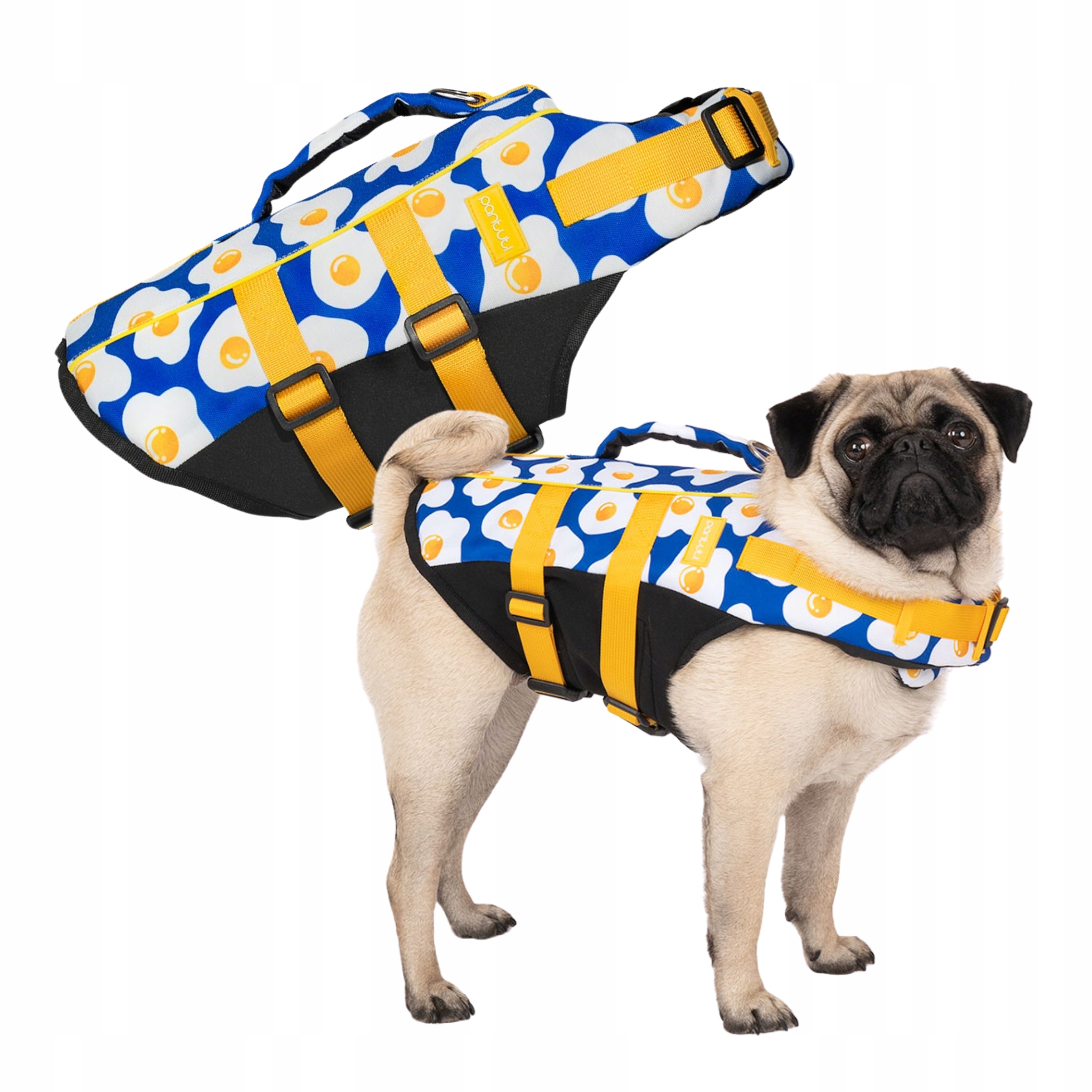 Levně Kapok záchranná vesta do vody pro psa Jajco Záchranné M