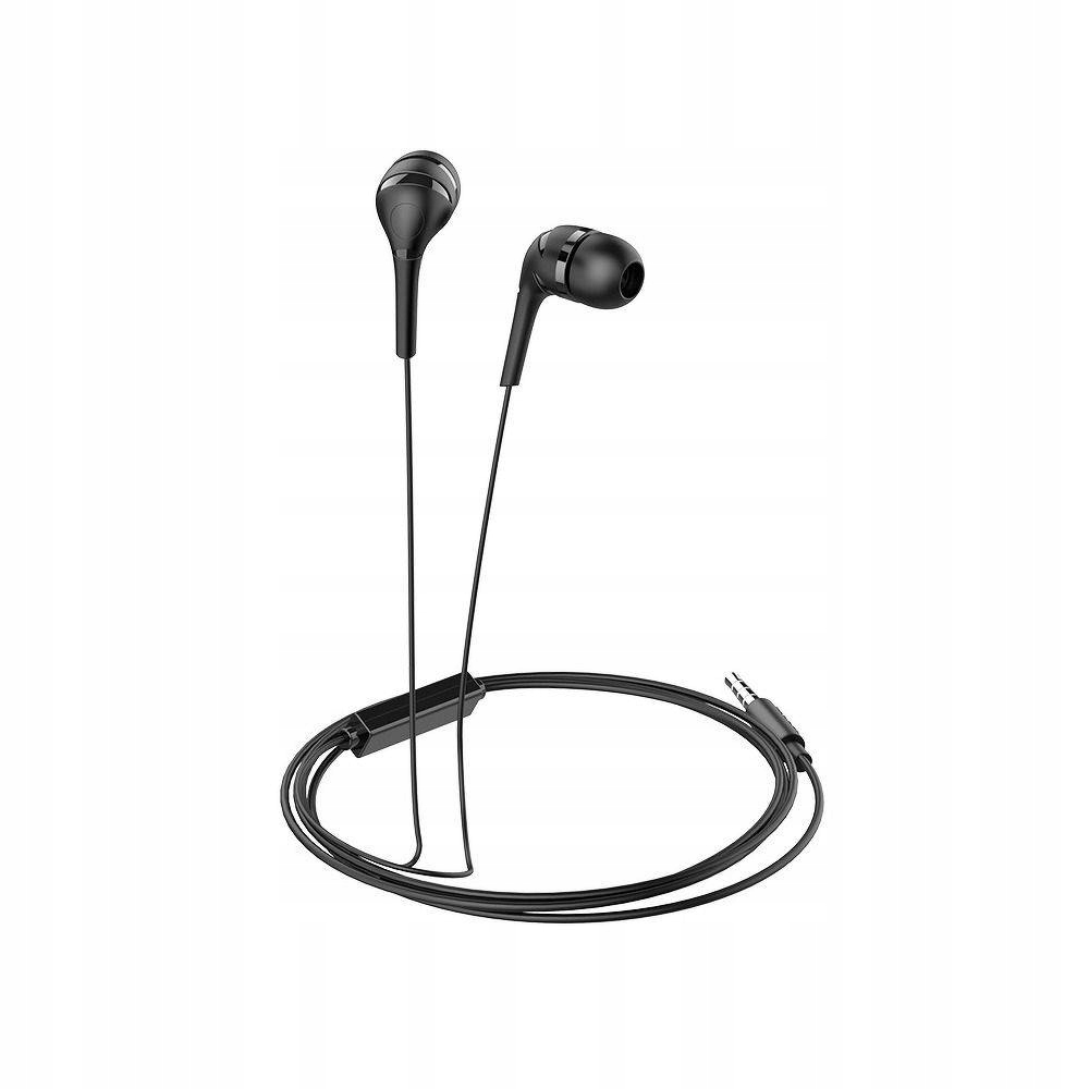 Hoco Słuchawki Przewodowe Jack 3,5 Mm Z Mikrofonem M40 Czarne