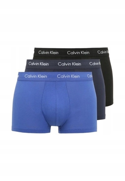 Calvin Klein Pánské boxerky Trunki 3-Pak Vícebarevné, Velikost XL