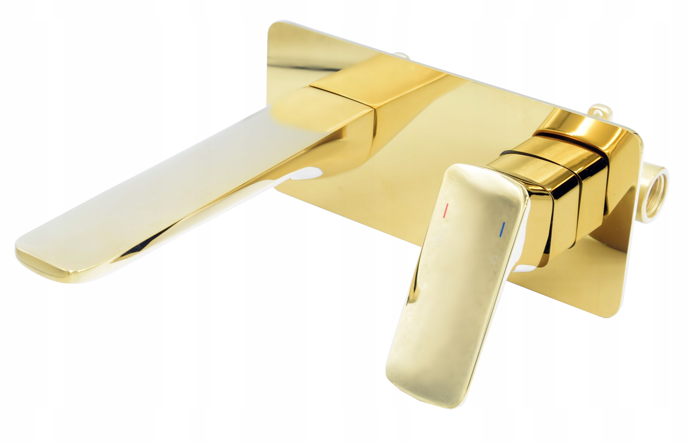 Zlatá Podomítková Umyvadlová Baterie Gamma Cubic