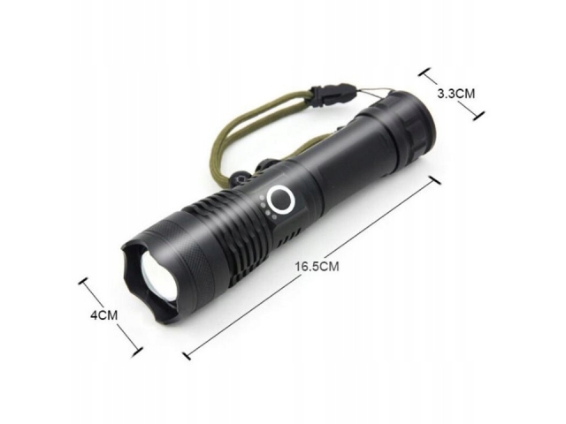 LATARKA TAKTYCZNA P50 ZOOM AKUMULATOR LED Marka X-Balog