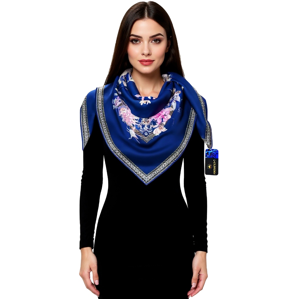 Hedvábný Šátek 100% Hedvábí Přírodní Morušový Prémiová Kvalita+