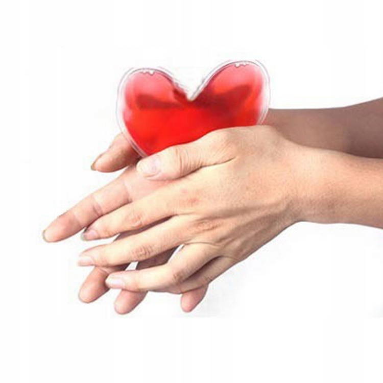 

Serce Żelowy Ocieplacz Ogrzewać Do Rąk Wielorazowy