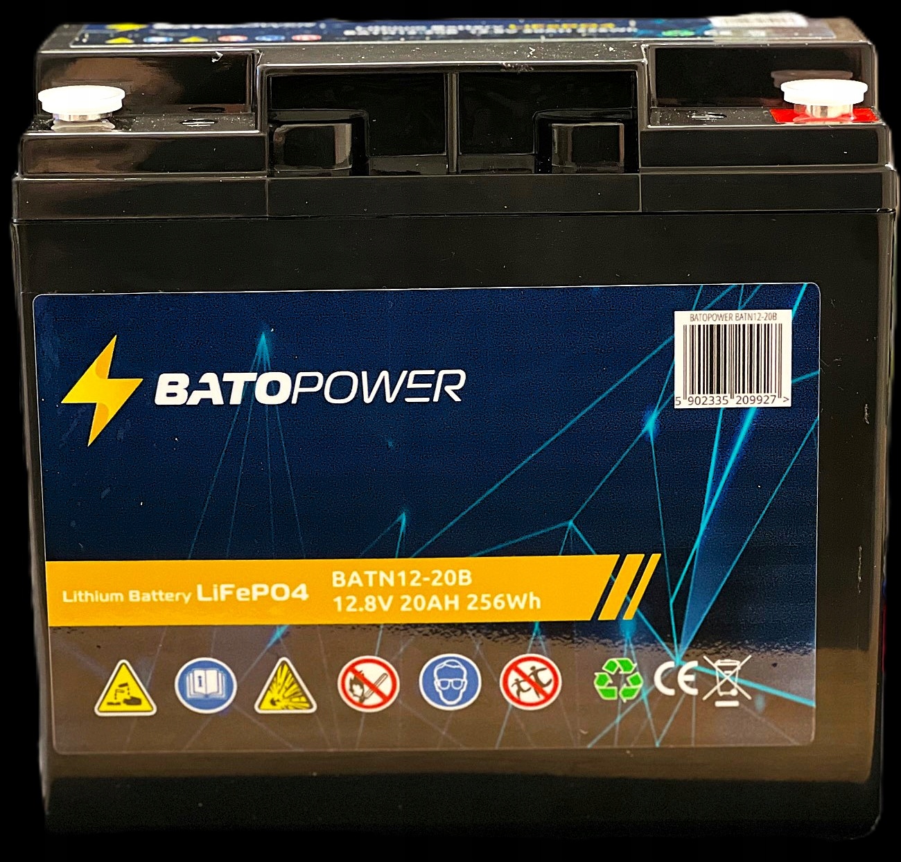 Akumulator Litowy LiFePO4 Bms 12V 20Ah Do Sondy Hulajnogi Samochodzik