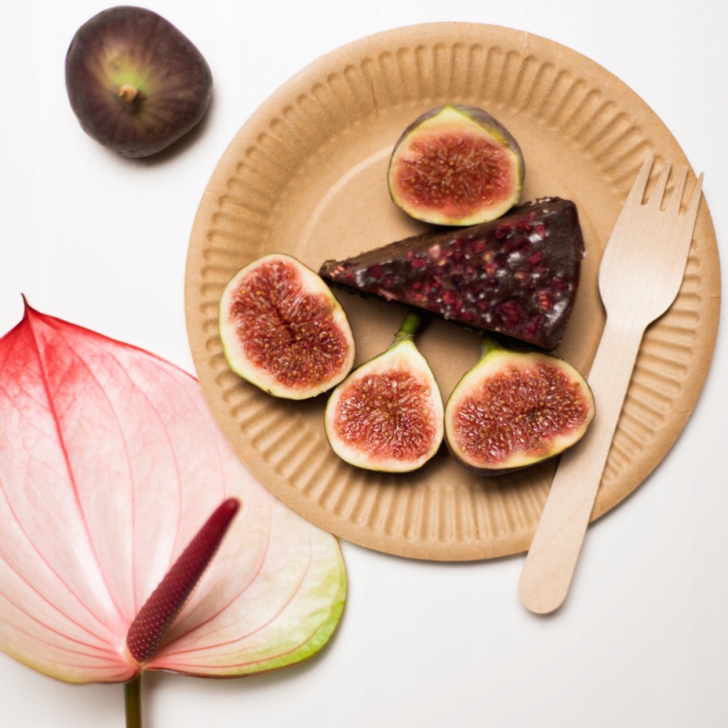 TALERZE PAPIEROWE JEDNORAZOWE EKO KRAFT 23 cm. 100 SZTUK Materiał papier