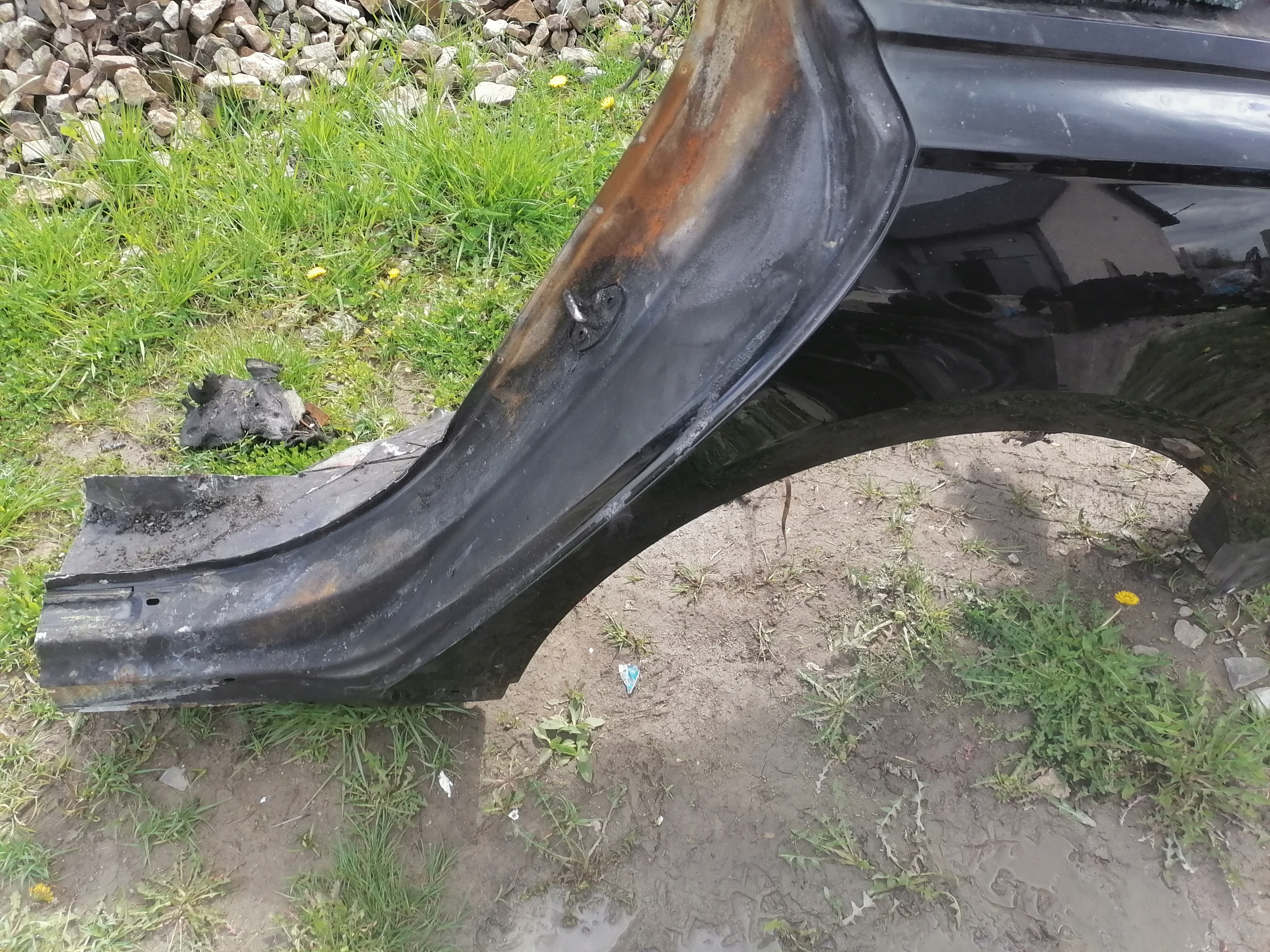 quarter left left rear part Audi a6 c8 sedan