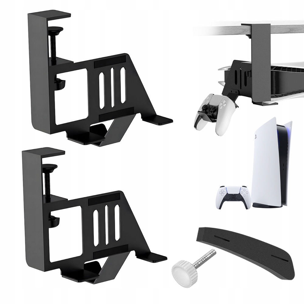 Poziomy Uchwyt Mocowanie PS5 PS5 Slim 20KG Łatwy Montaż Bez Narzędzi
