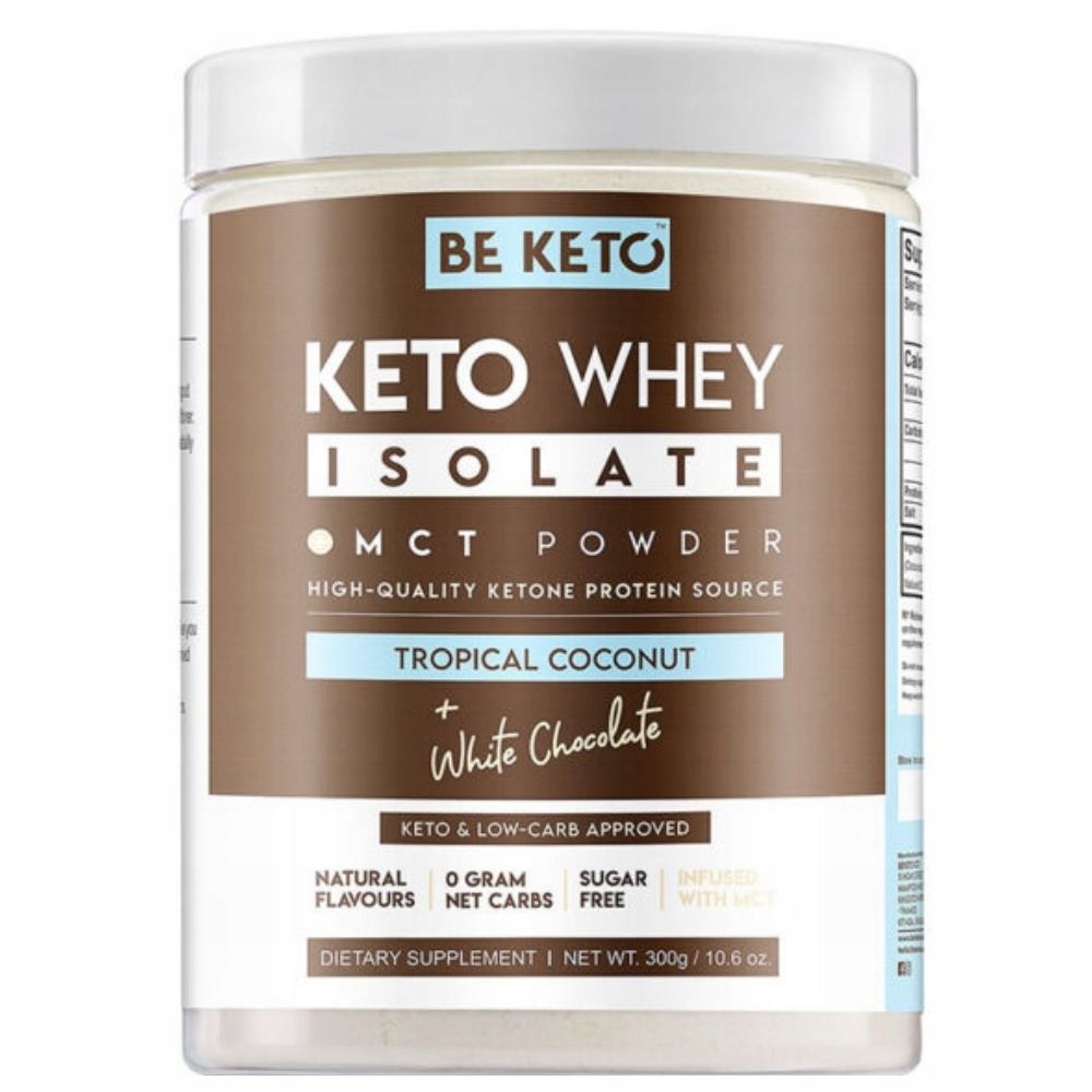Syrovátkový Protein BeKeto s Mct olejem Protein Kokosová příchuť 300 g