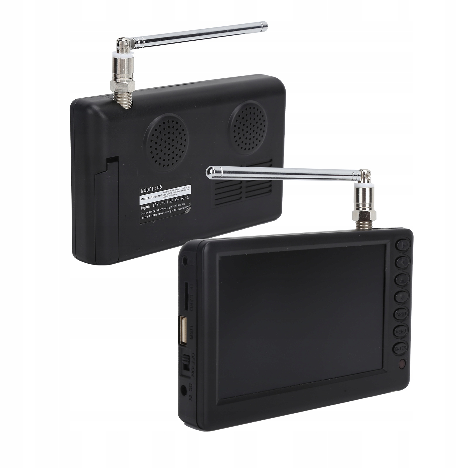 PRZENOŚNY CYFROWY TELEWIZOR TV TFT LED LEADSTAR Kod producenta 8b222b66-fa56