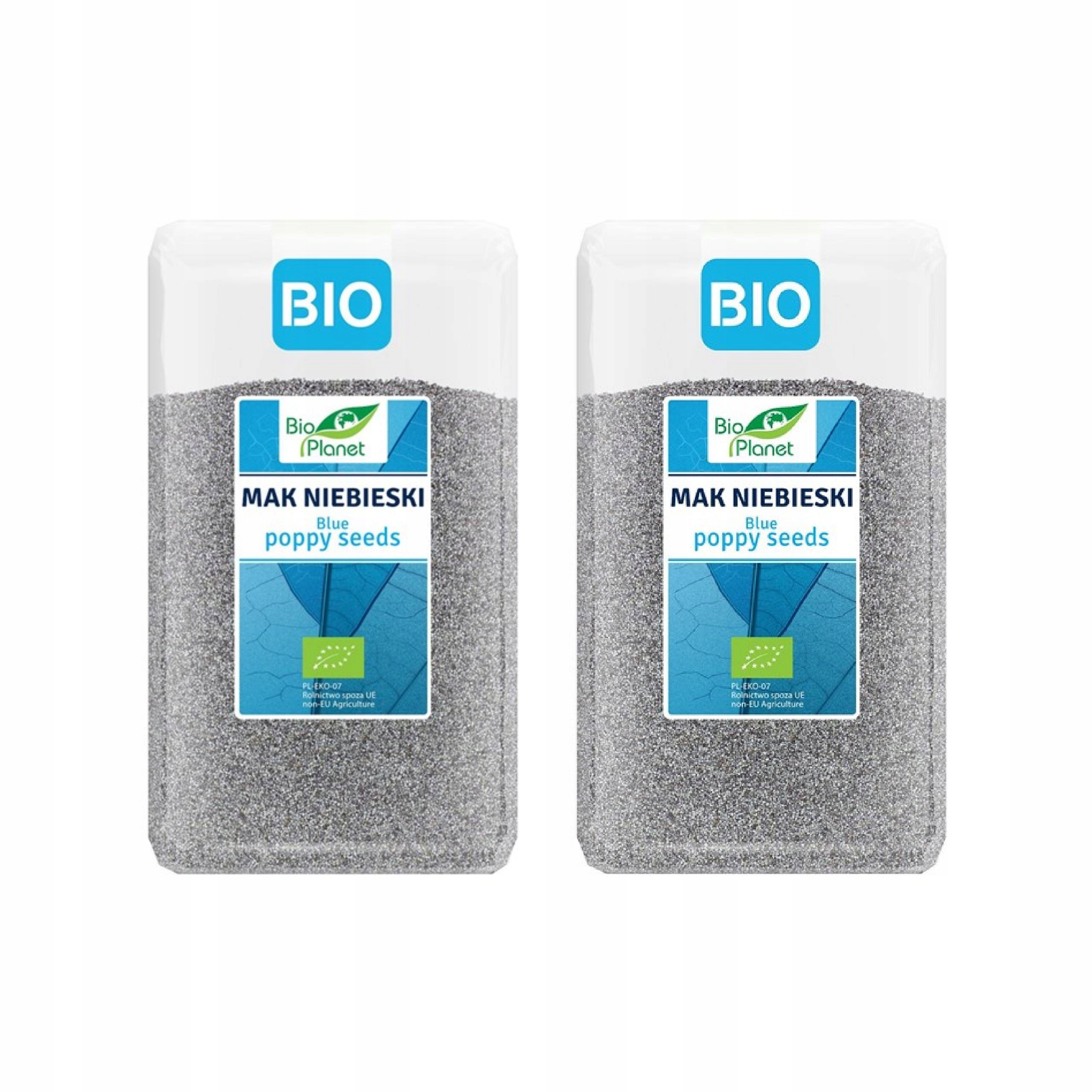 2x Mak Niebieski Bio 1 kg Bio Planet