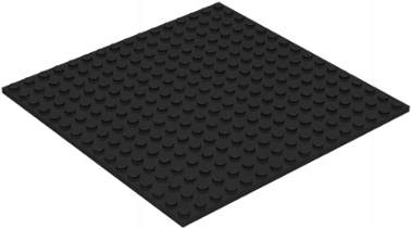 LEGO Csempe 16x16 Fekete 6306097 91405