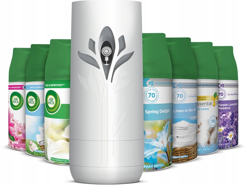 Levně Sada Air Wick Automatický osvěžovač vzduchu 6 Mix náplně