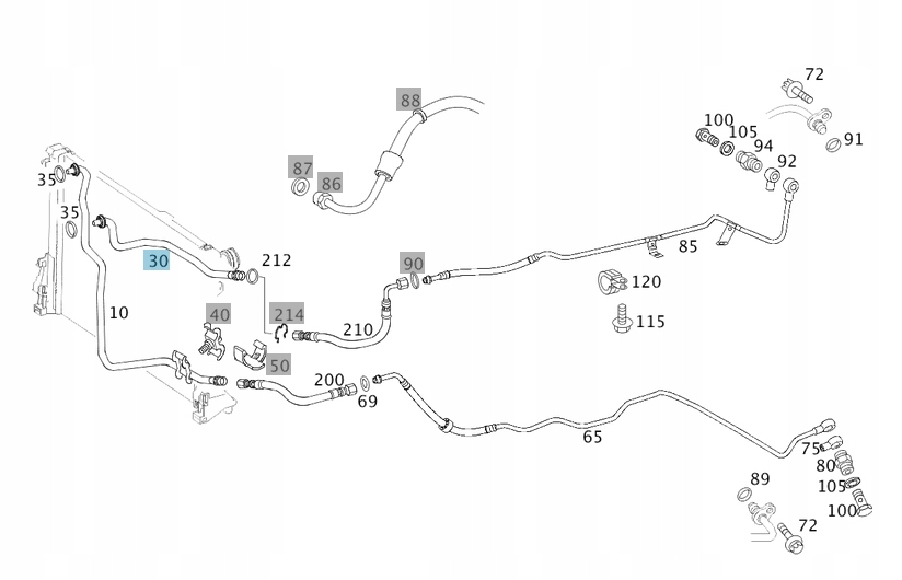 PRZEWÓD ASB OLEJOWY DOLNY MERCEDES W211 EAN (GTIN) 0714770912004