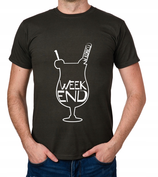 

koszulka W Końcu Weekend prezent