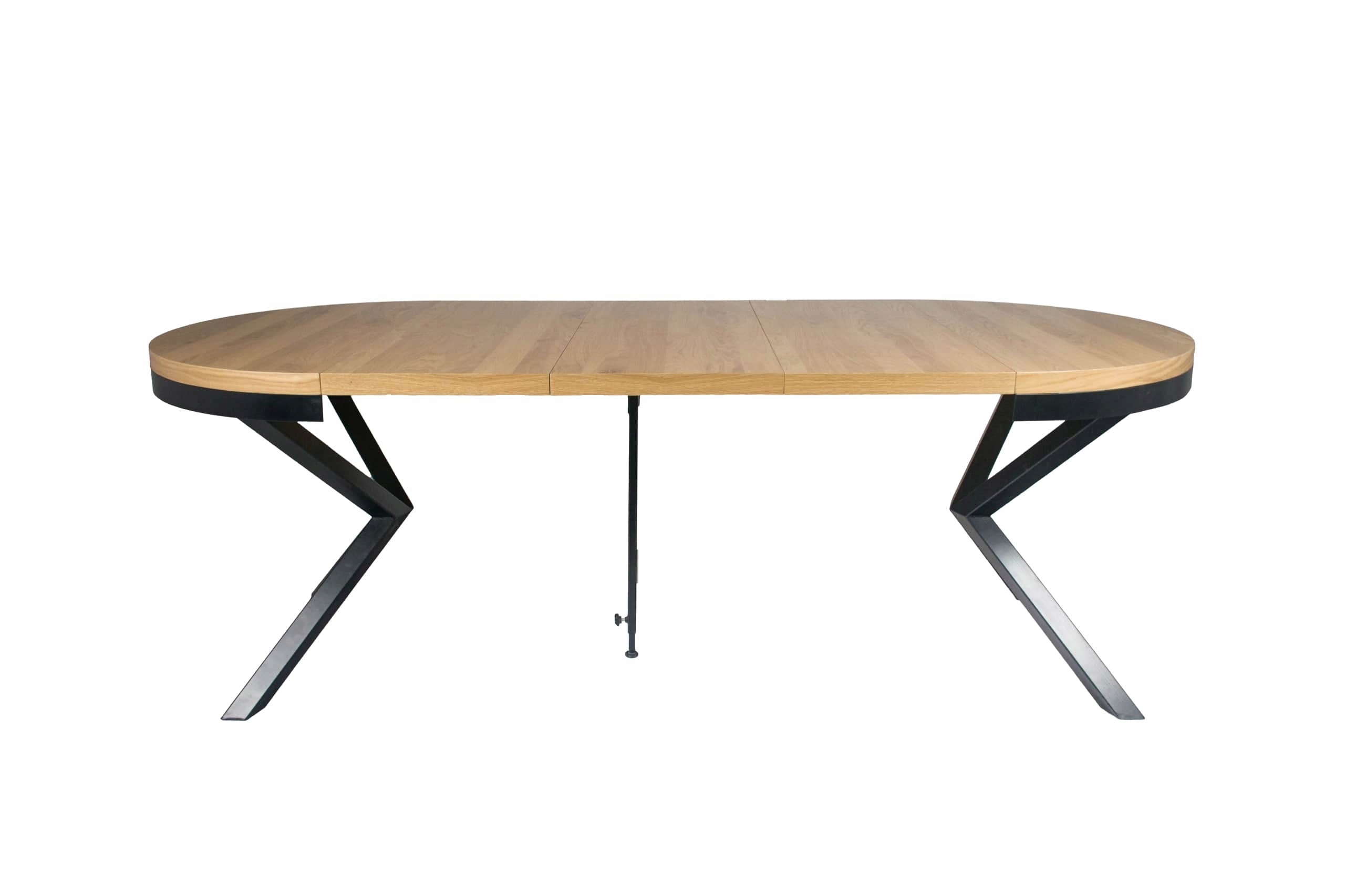

Loft Okrągły fi100 3x50 metalowe nogi dąb fornir