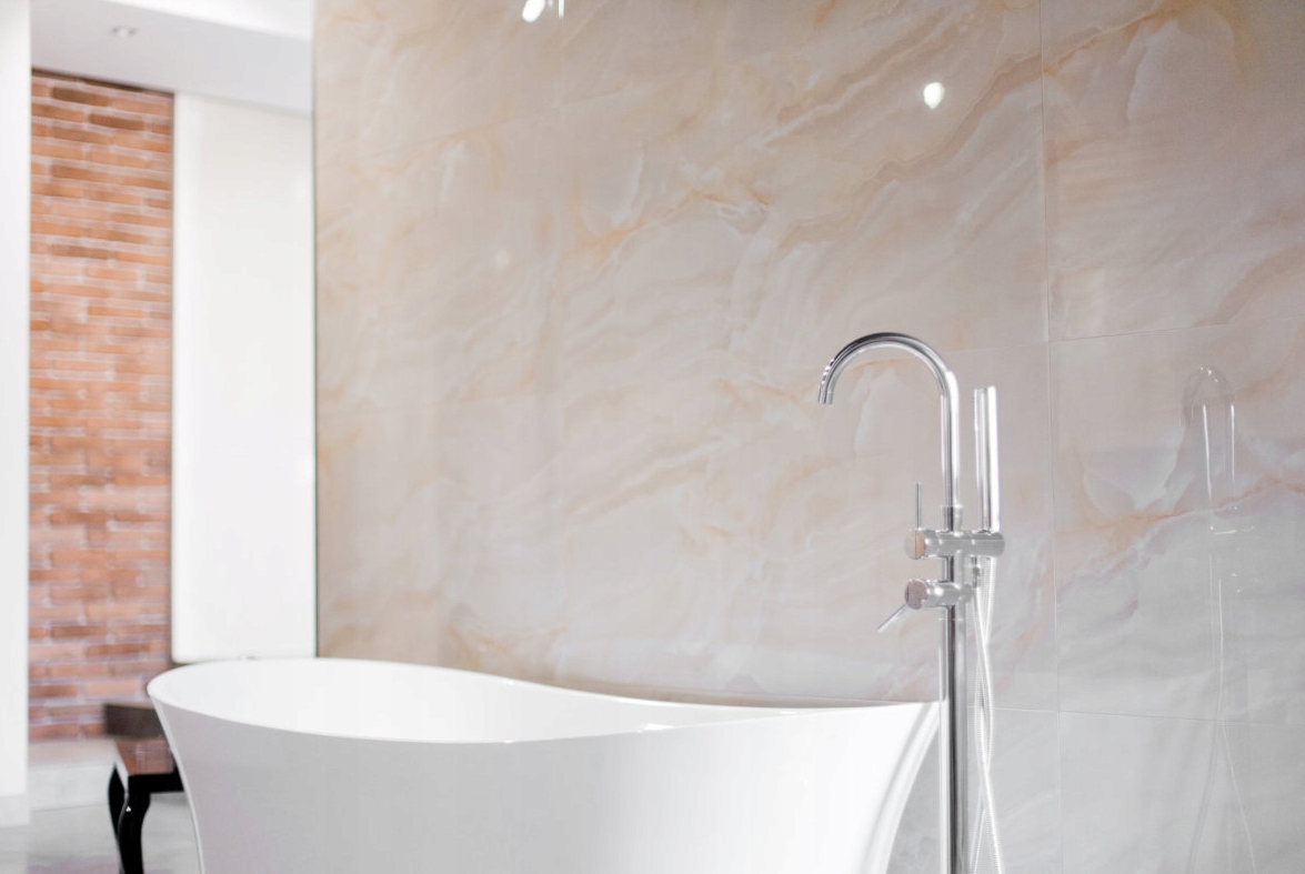 PŁYTKI ONYX BEIGE SZARY KAMIEŃ MARMUR W BEŻ PODŁOGOWE ŚCIENNE 60x120 GAT I Typ gres