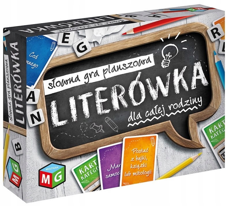 

Gra słowna planszowa Literówka rodzinna