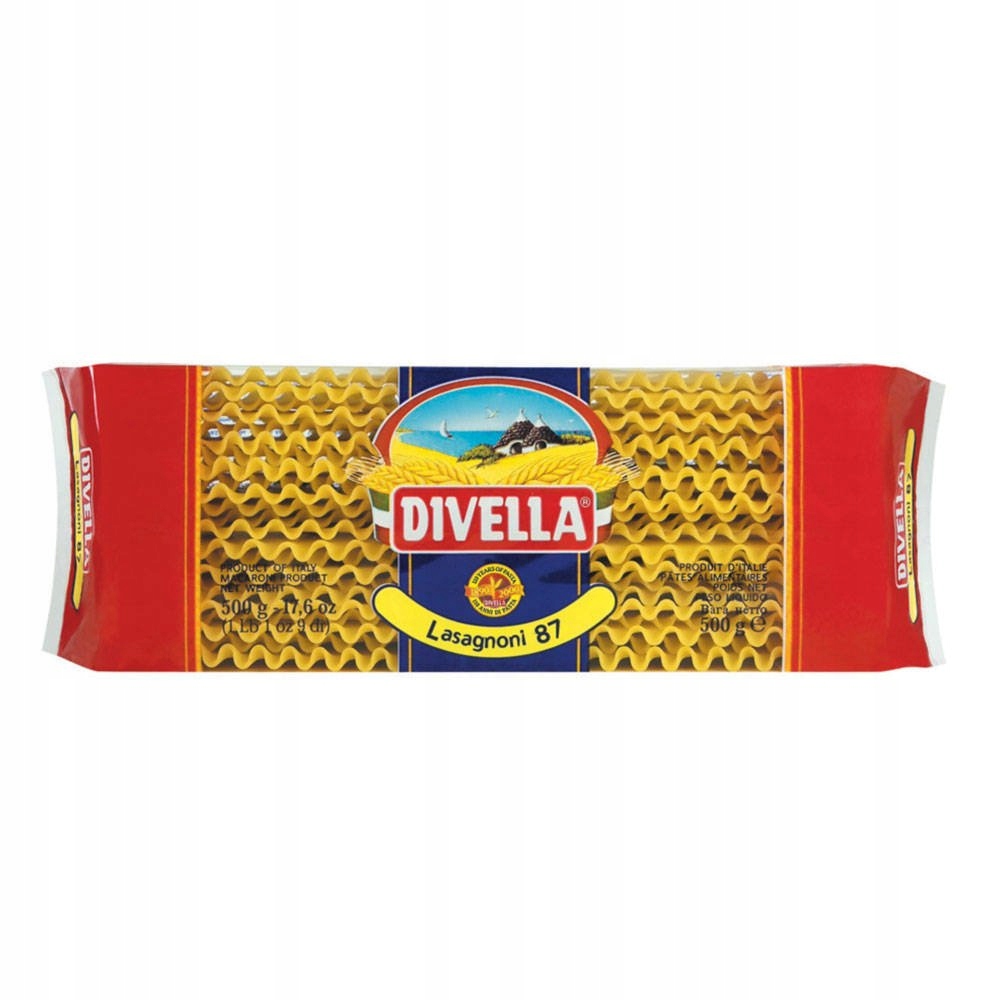5 x Těstoviny Lasagnoni 87 500 g Divella