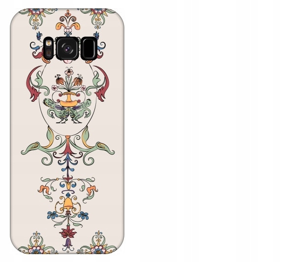

Etui pokrowiec Samsung Galaxy S8 Vintage wzór kwia