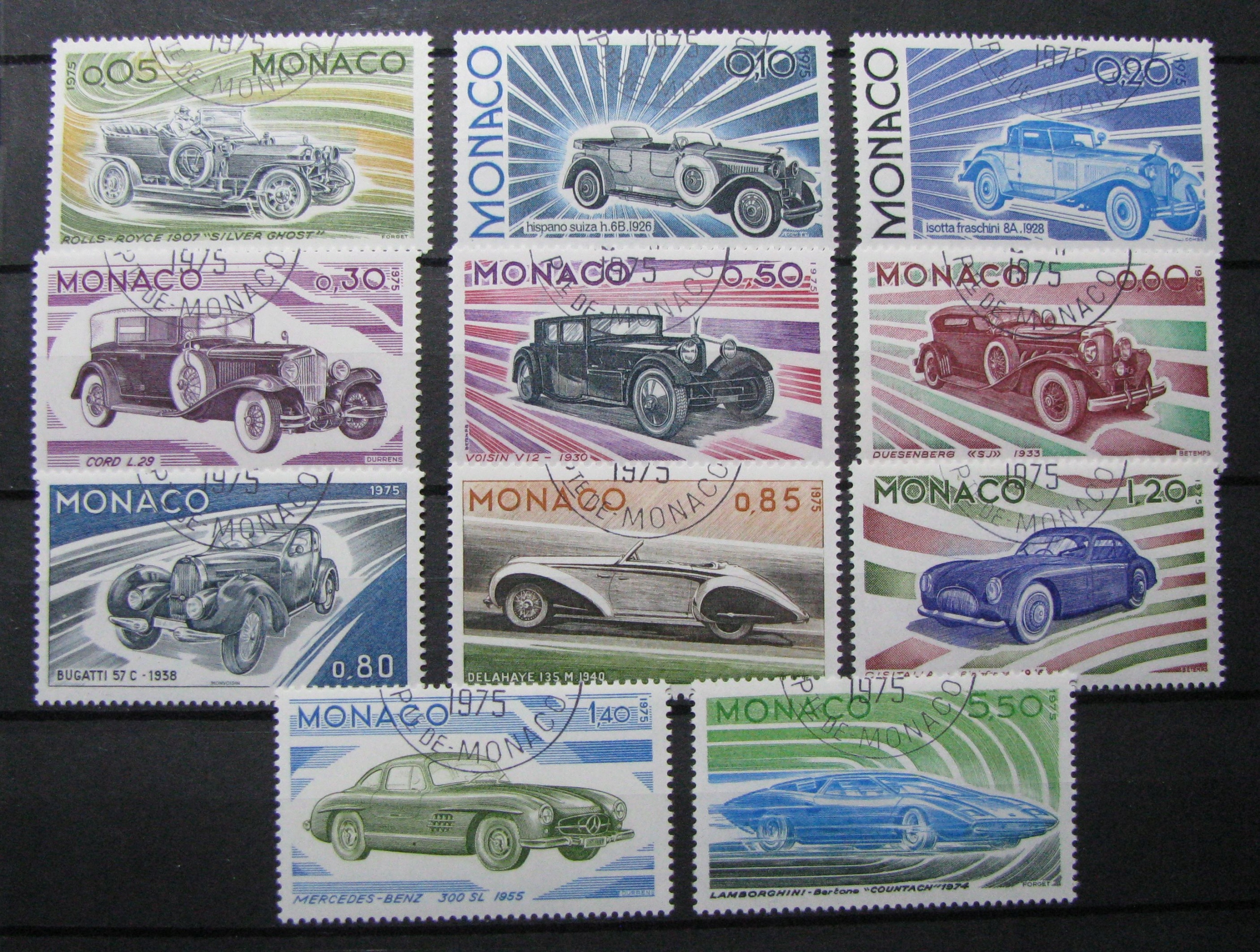 MONAKO - Mi 1191-1201 - 25 €