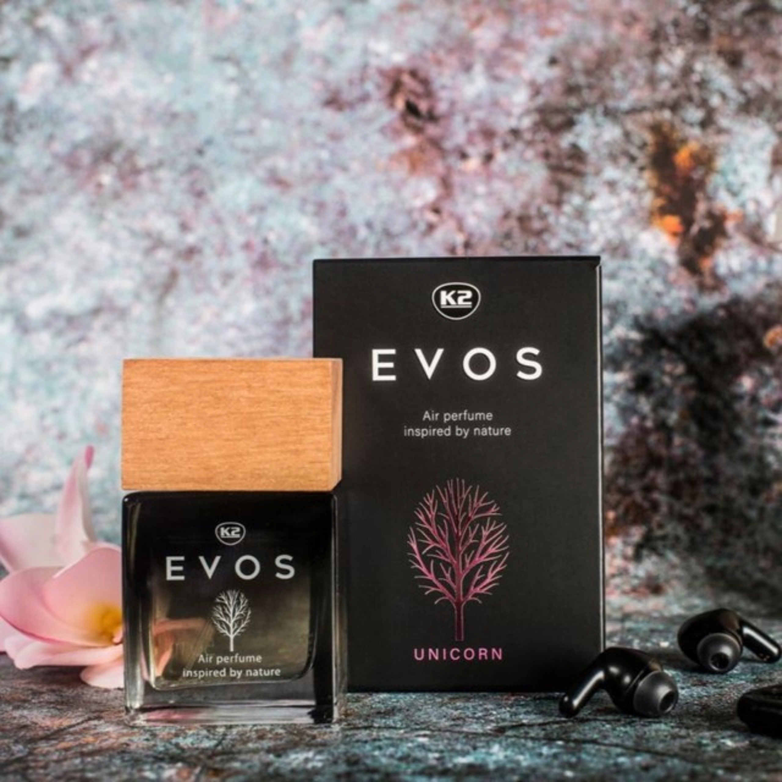 Naturalne perfumy odświeżacz do samochodu domu atomizer K2 EVOS UNICORN Numer katalogowy producenta V053