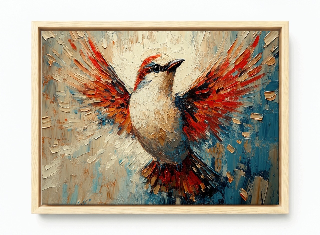 Obraz Rám American Box Příroda Pták Křídla Pera Pohyb Živel Barva 60x40