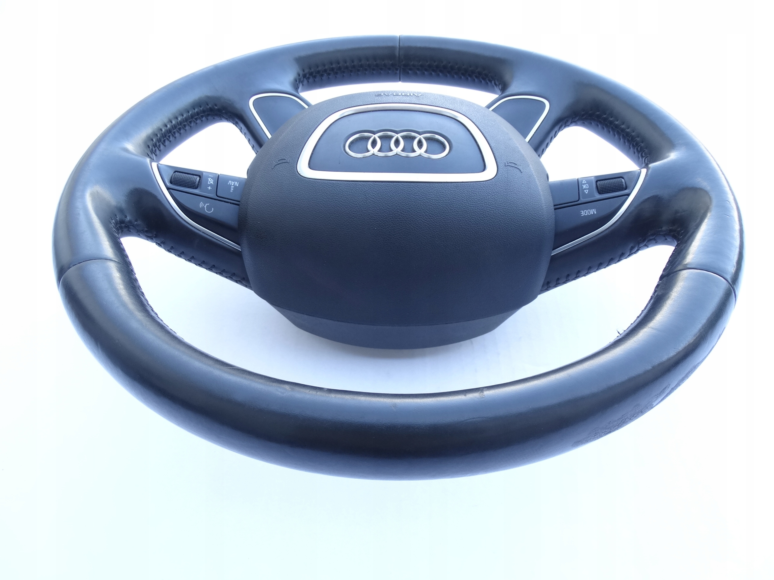 AUDI A4 B8 A5 8T A6 C7 A7 steering wheel, MULTIFUNKCYJNA black leather