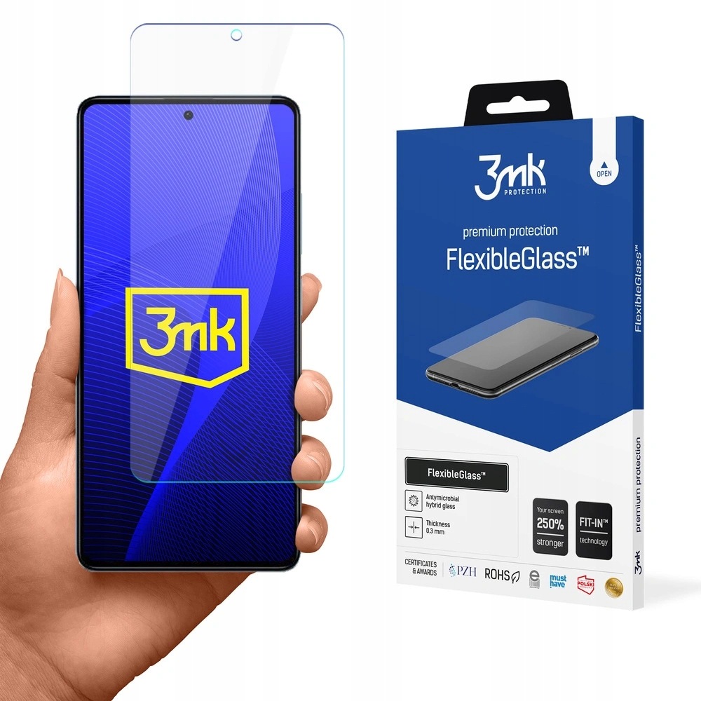 Szkło hybrydowe 3mk FlexibleGlass na Redmi Note 12 5G