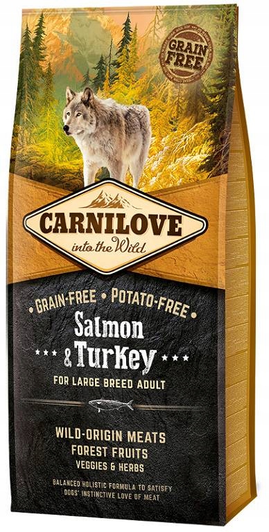 Carnilove Adult Large Salmon & Turkey Karma z łososiem i indykiem 12kg