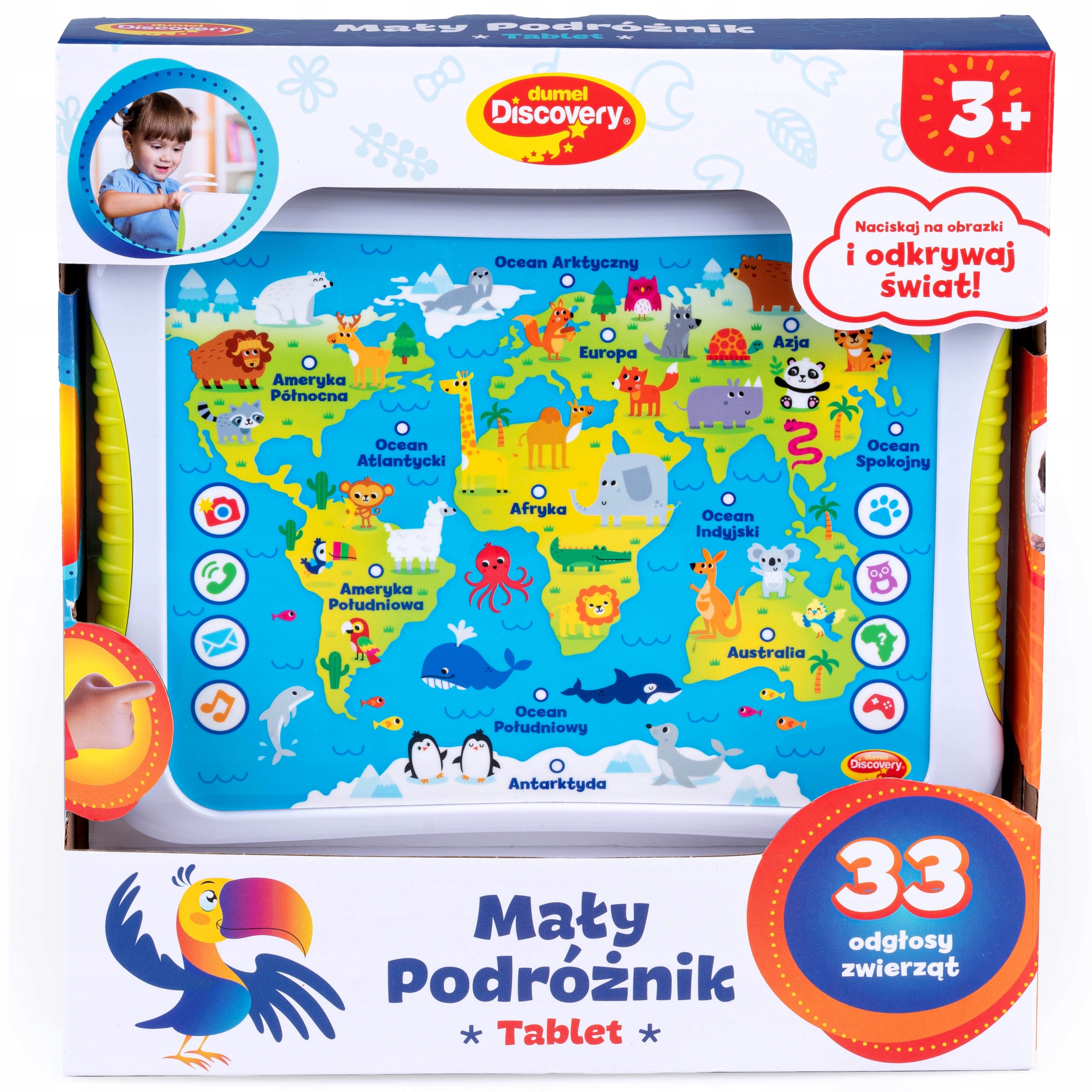 

Tablet dla dzieci Dumel Discovery Mały Podróżnik
