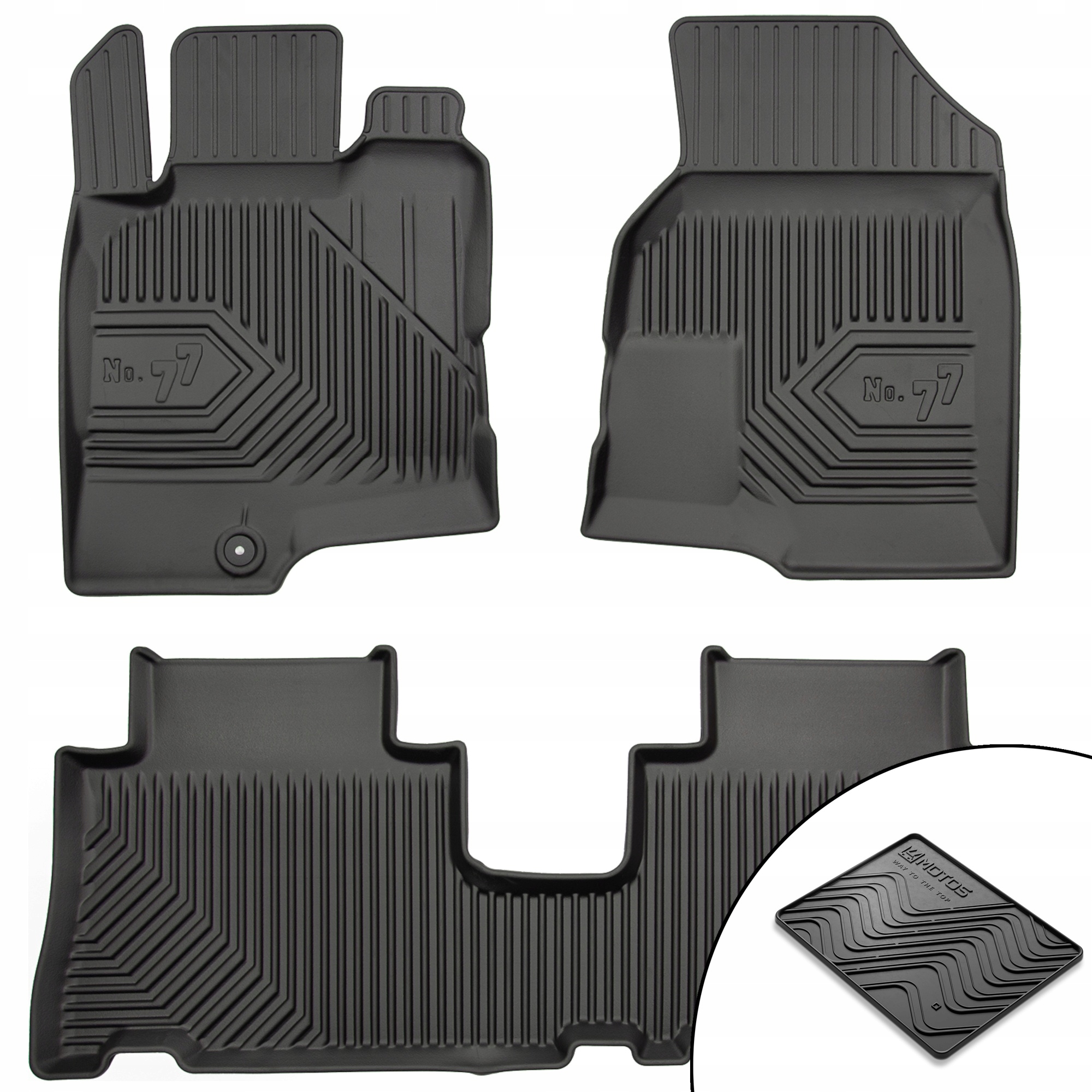 Gumové koberce č.77 Chevrolet Captiva I 2006-2018 podložka bonus