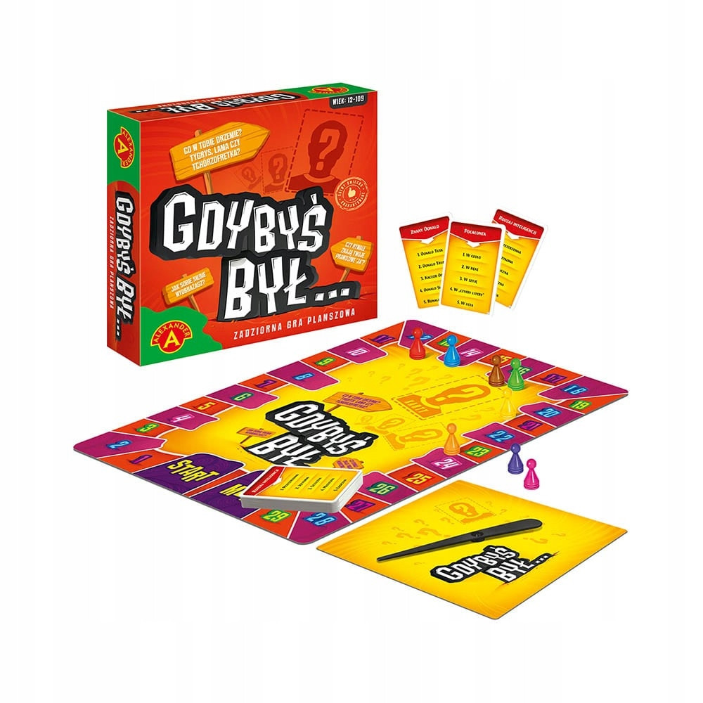 Ciekawa Gra Dziecięca Rozgrywka Planszówka Familijna Gdybyś był