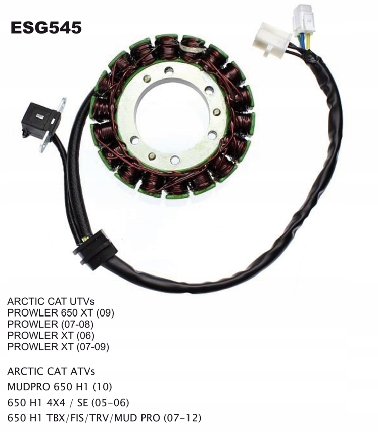 Electrosport Vinutie Alternátora (stator) Arctic Cat 650 H1 (06-) (0802-0