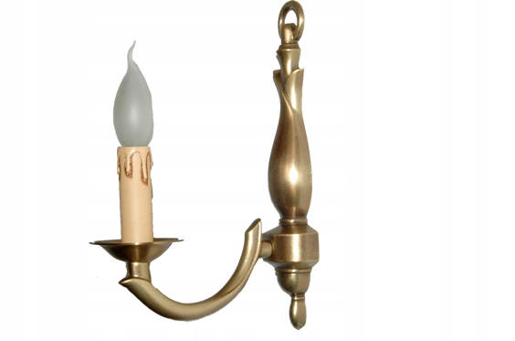 Mosadzné nástenné svietidlo, nástenná lampa z mosadze