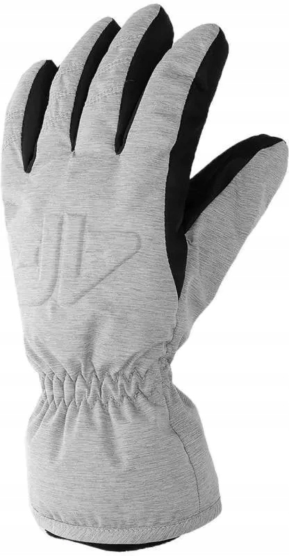 4F Rękawice Narciarskie Damskie Tinsulate Szare 4FAW23AFGF099 R. L