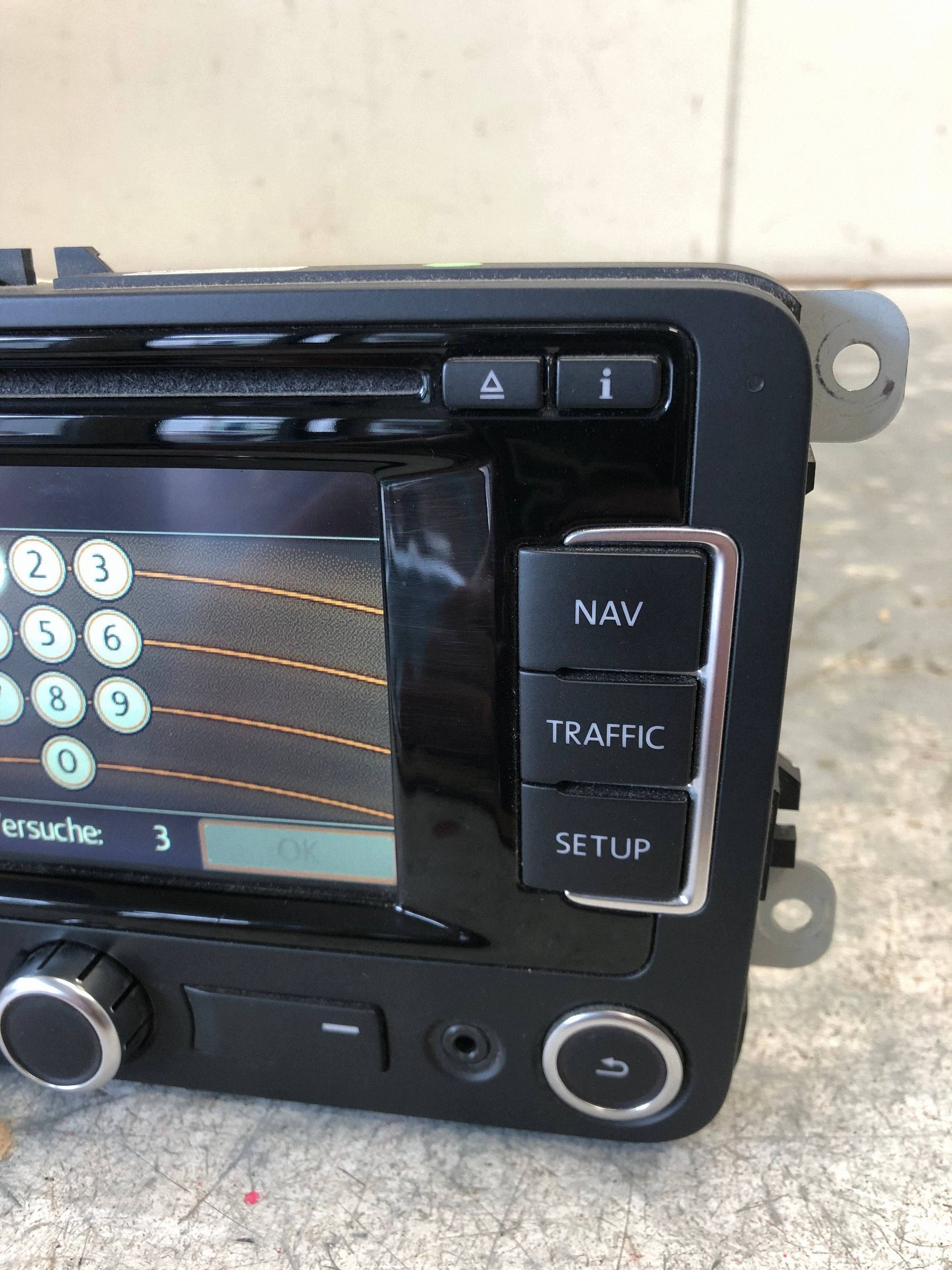 RADIO CD RNS 315 VW PASSAT B7 3C8035279E