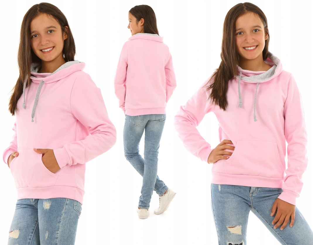 

Bluza z długim rękawem, Komin 134 Kropek