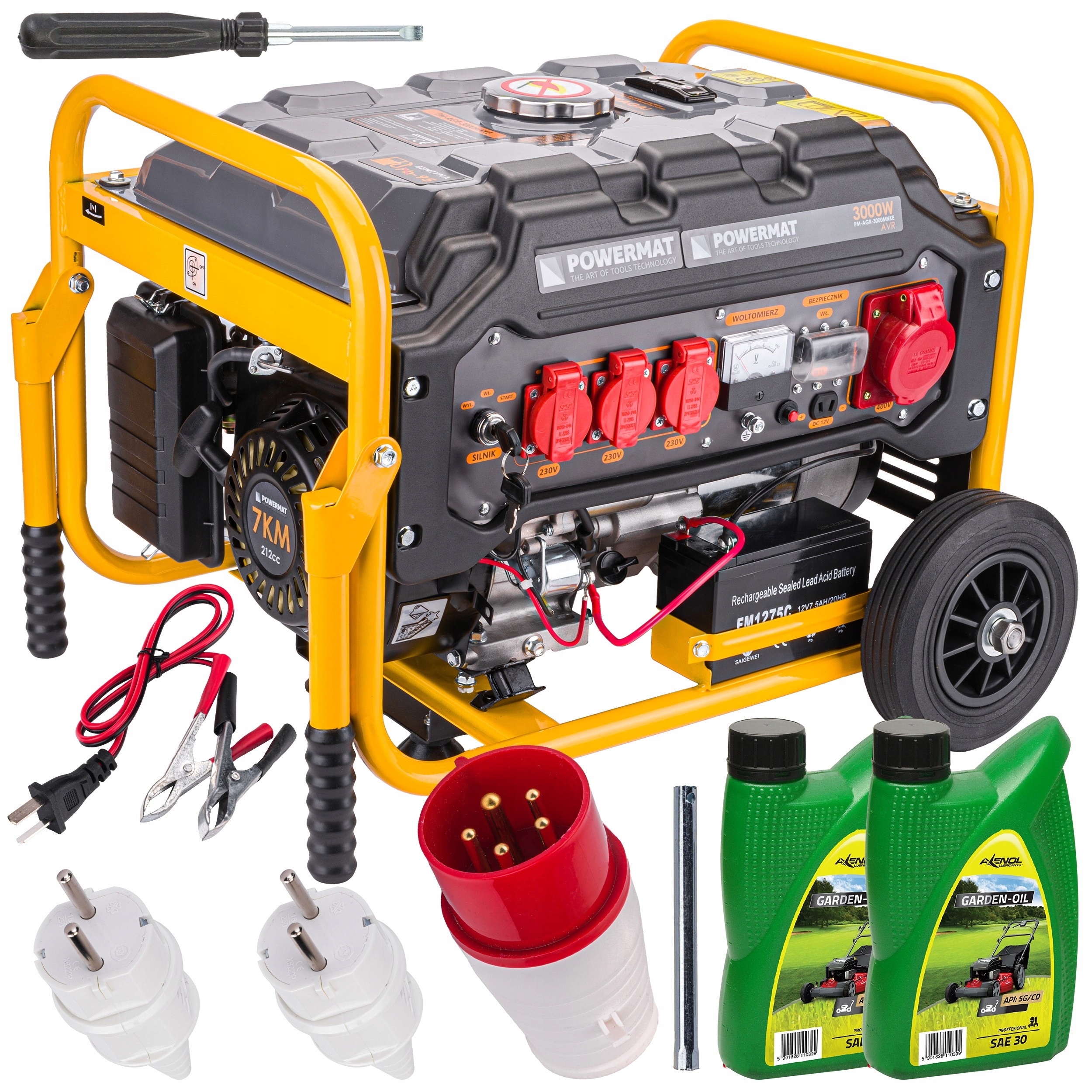 Agregat Prądotwórczy Generator 3000W 230V 12V 400V
