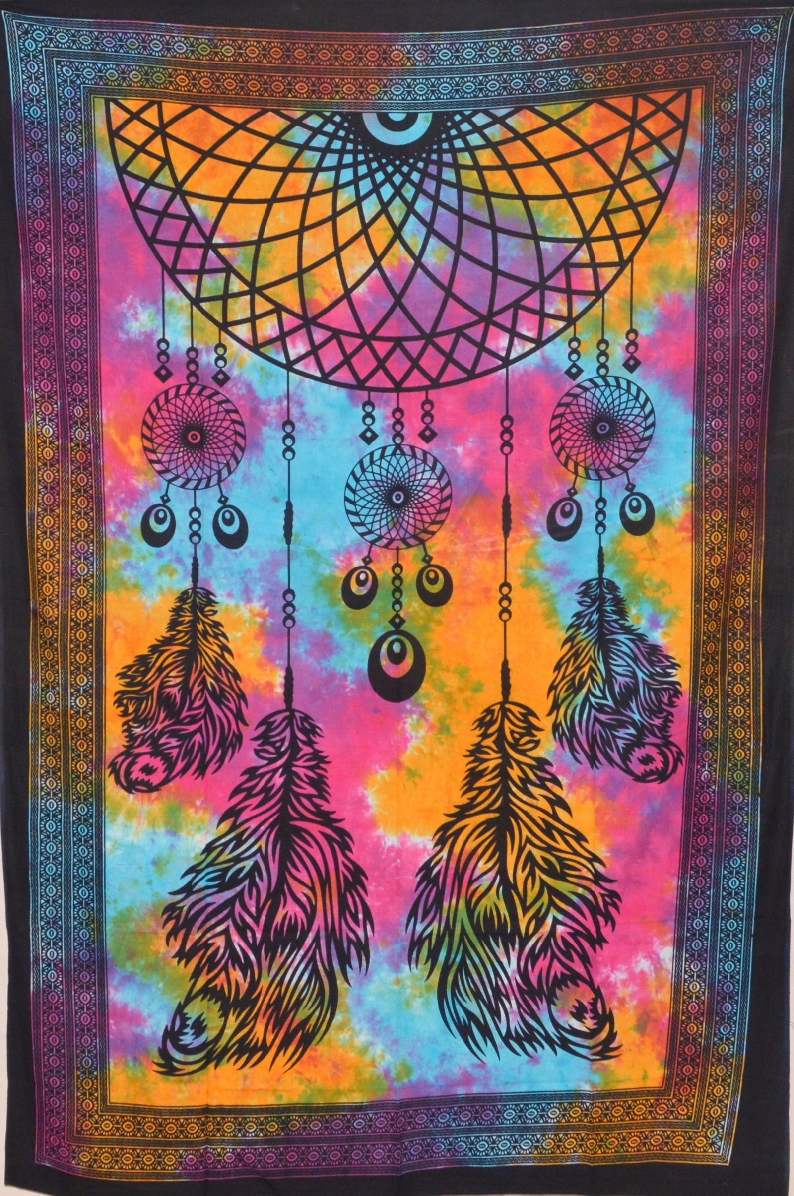 

Indyjska Narzuta batik Łapacz Snów bawełna 200x140
