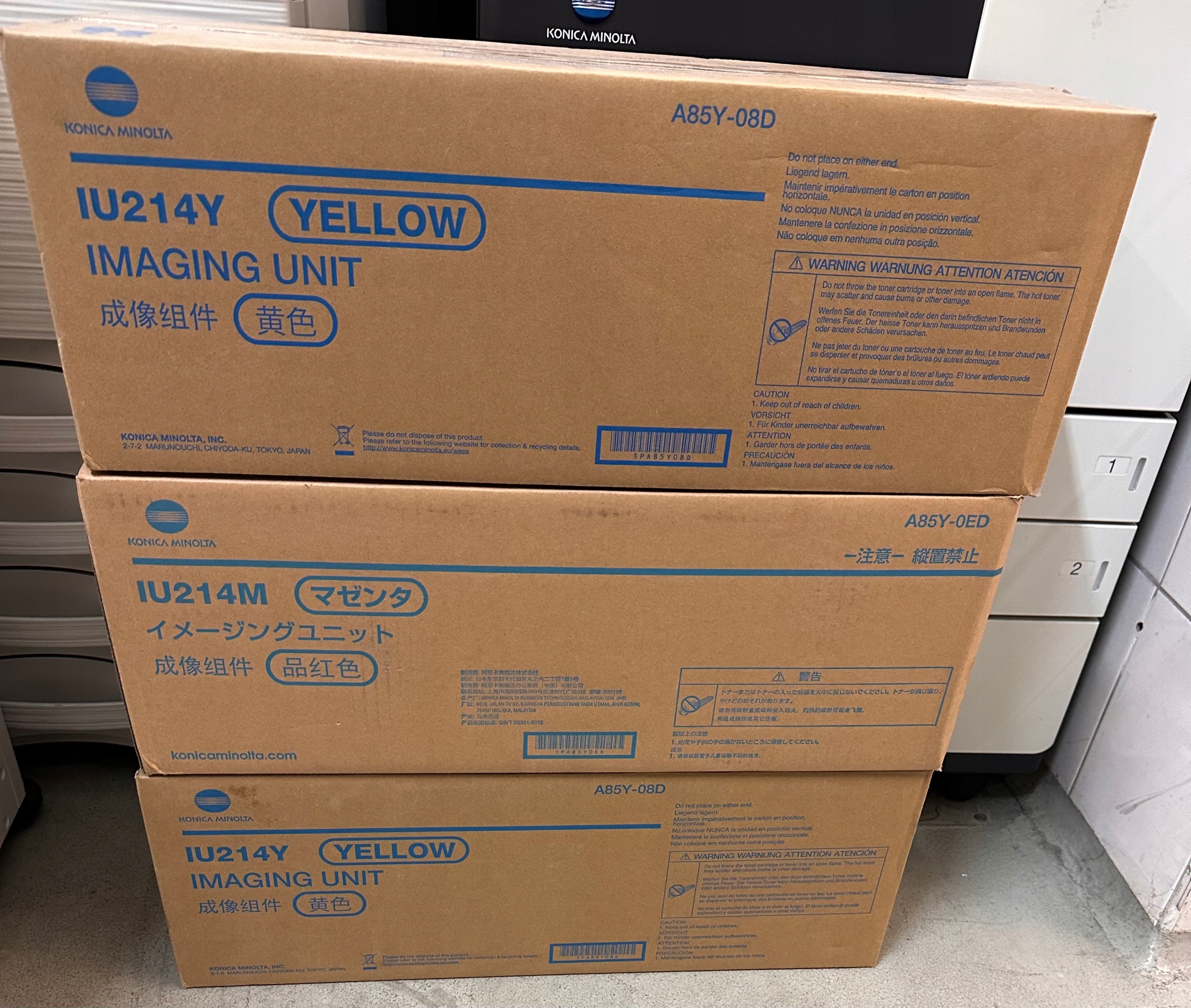 Buben Konica Minolta IU-214 Yellow Originál A85Y08D pro Bh C227