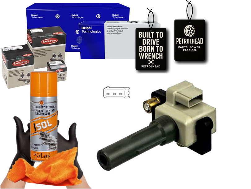 Zapalovací Cívka Subaru Forester 2.0 03- Delphi #Petrolhead Pro+ Kit4