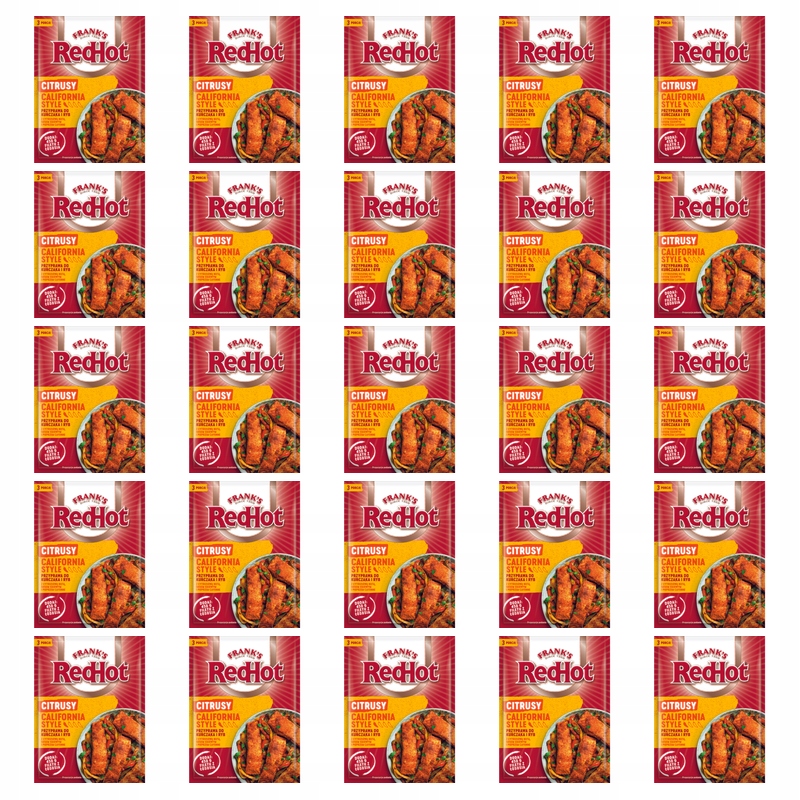 Frank's RedHot Koření na kuře a ryby Citrusy 20 g X25
