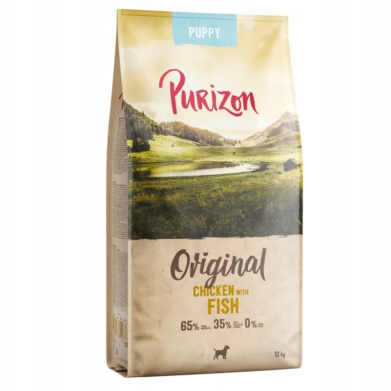 Suché krmivo Purizon Puppy, kuře a ryba, bez obilovin, 12 kg