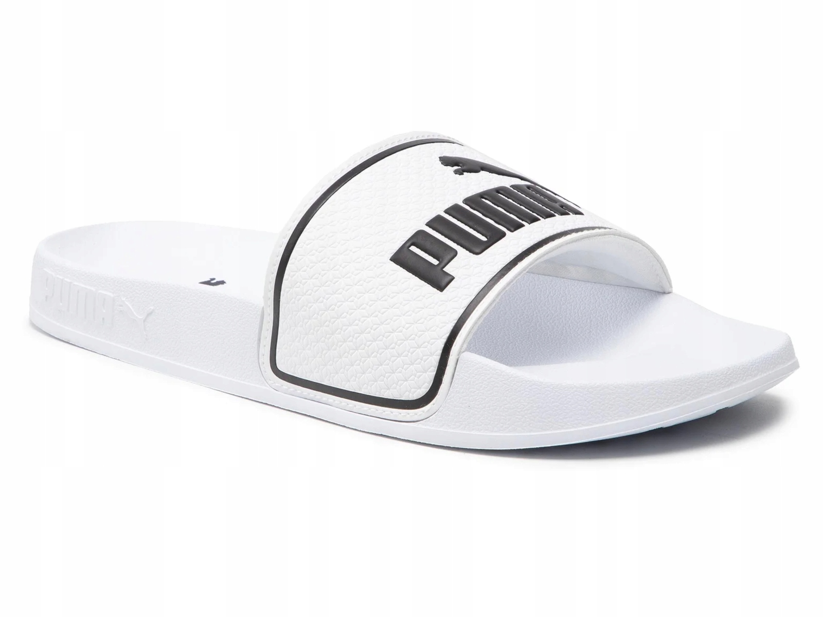 Nazouváky Puma Leadcat 384139-02 pánské sportovní na letní bazén bílé 40,5