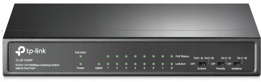 Switch Tp-link TL-SF1009P Niezarządzalny