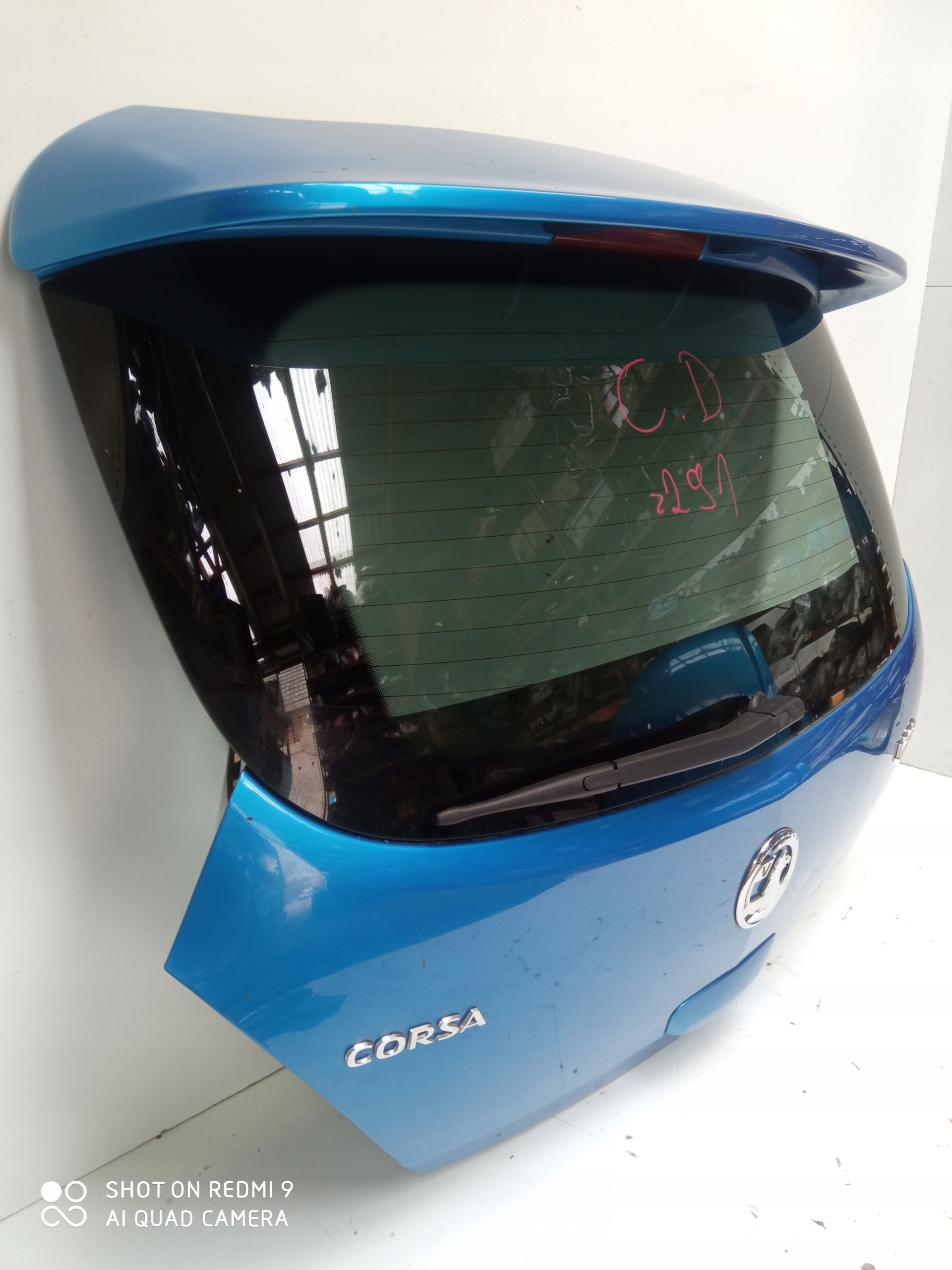 OPEL CORSA D 3D OPC VXR trunk door boot Z291