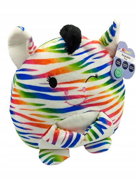 

Elefun Przytulisie Maskotka Pluszak Zebra Kolorowa