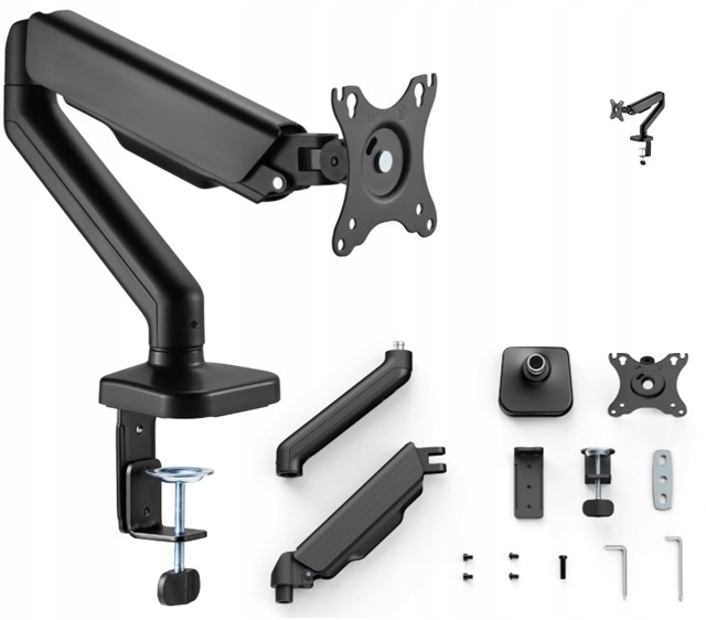 Nastavitelný držák stojanu na rameno monitoru k psacímu stolu pro monitor Asus VW196