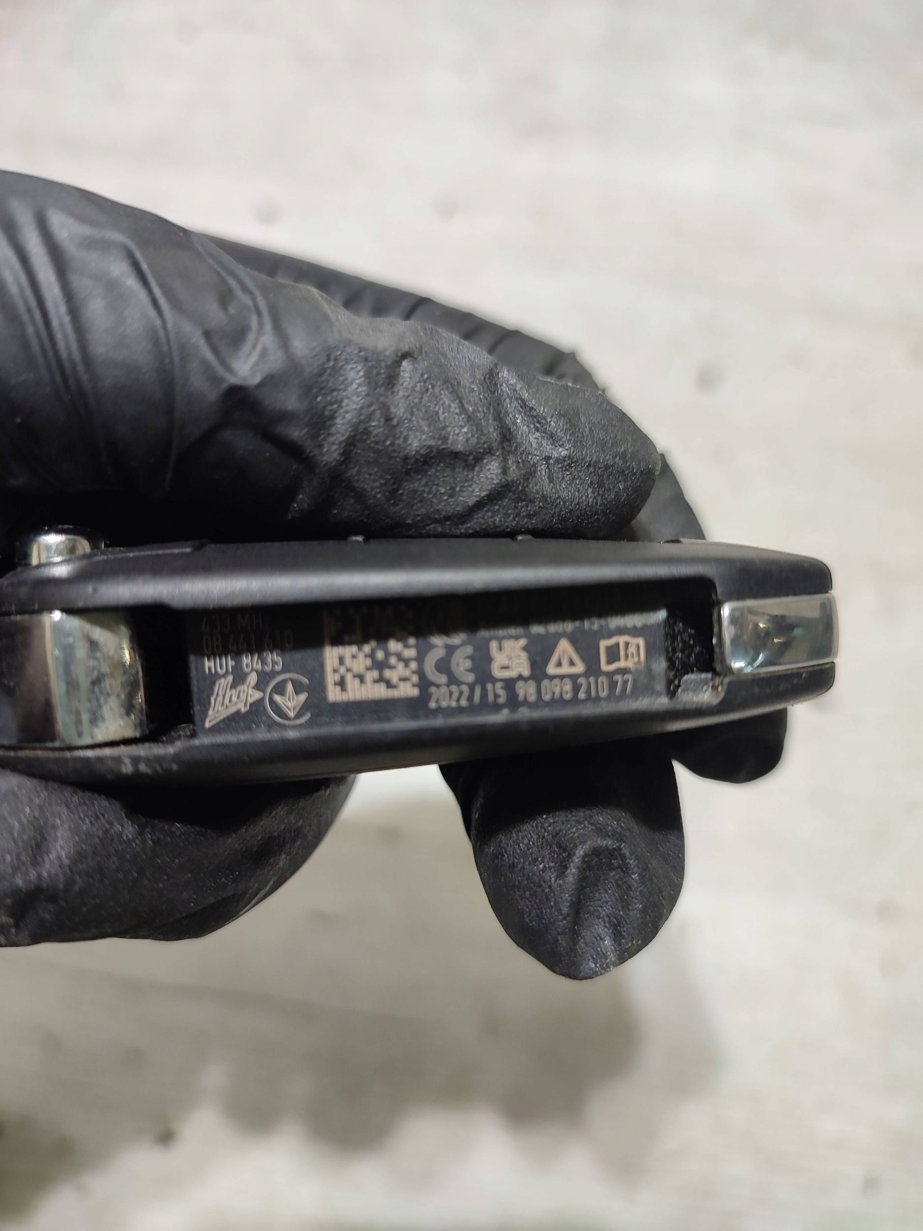 Citroen C3 2019 key / Karta zaplonu